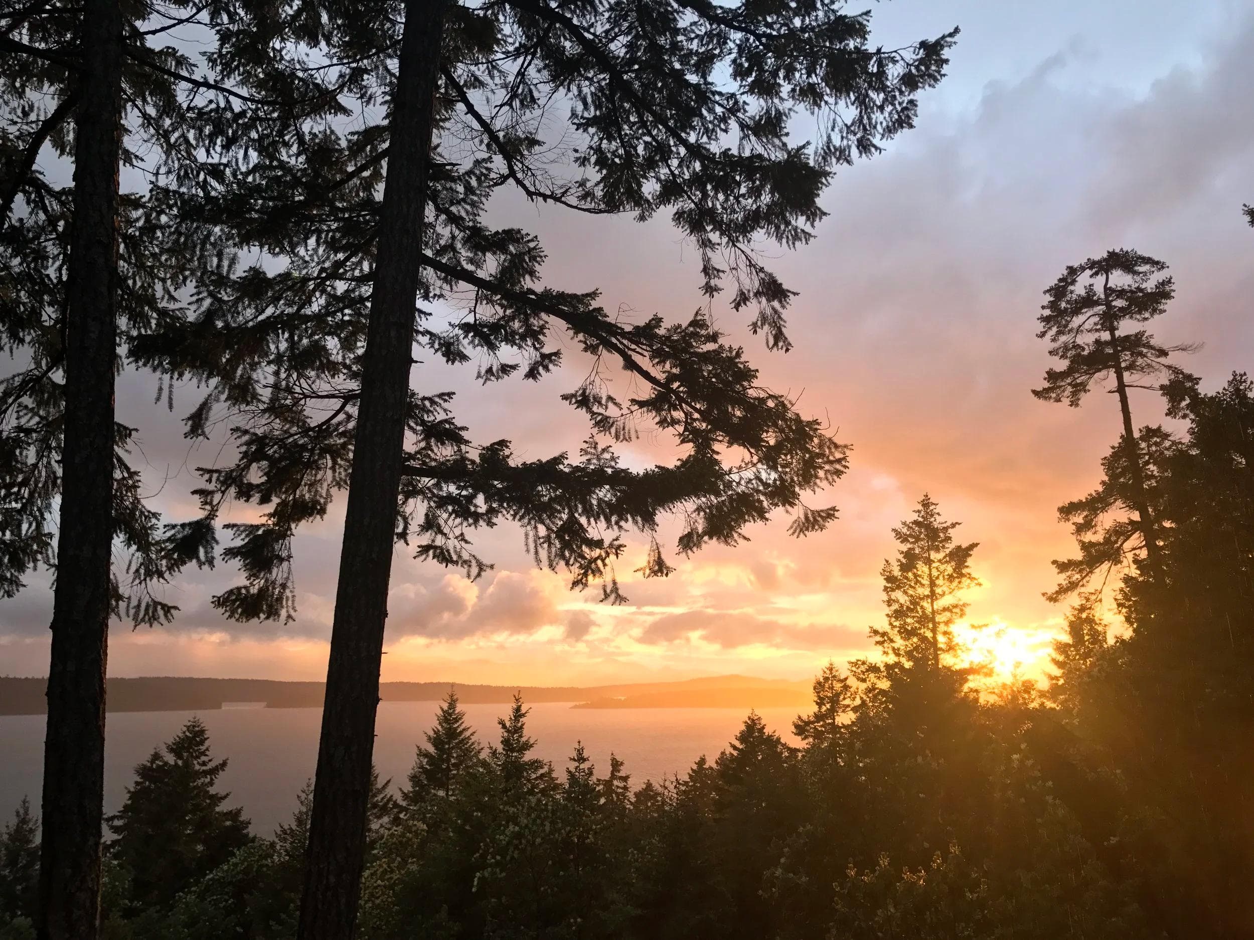 Sunset on Galiano